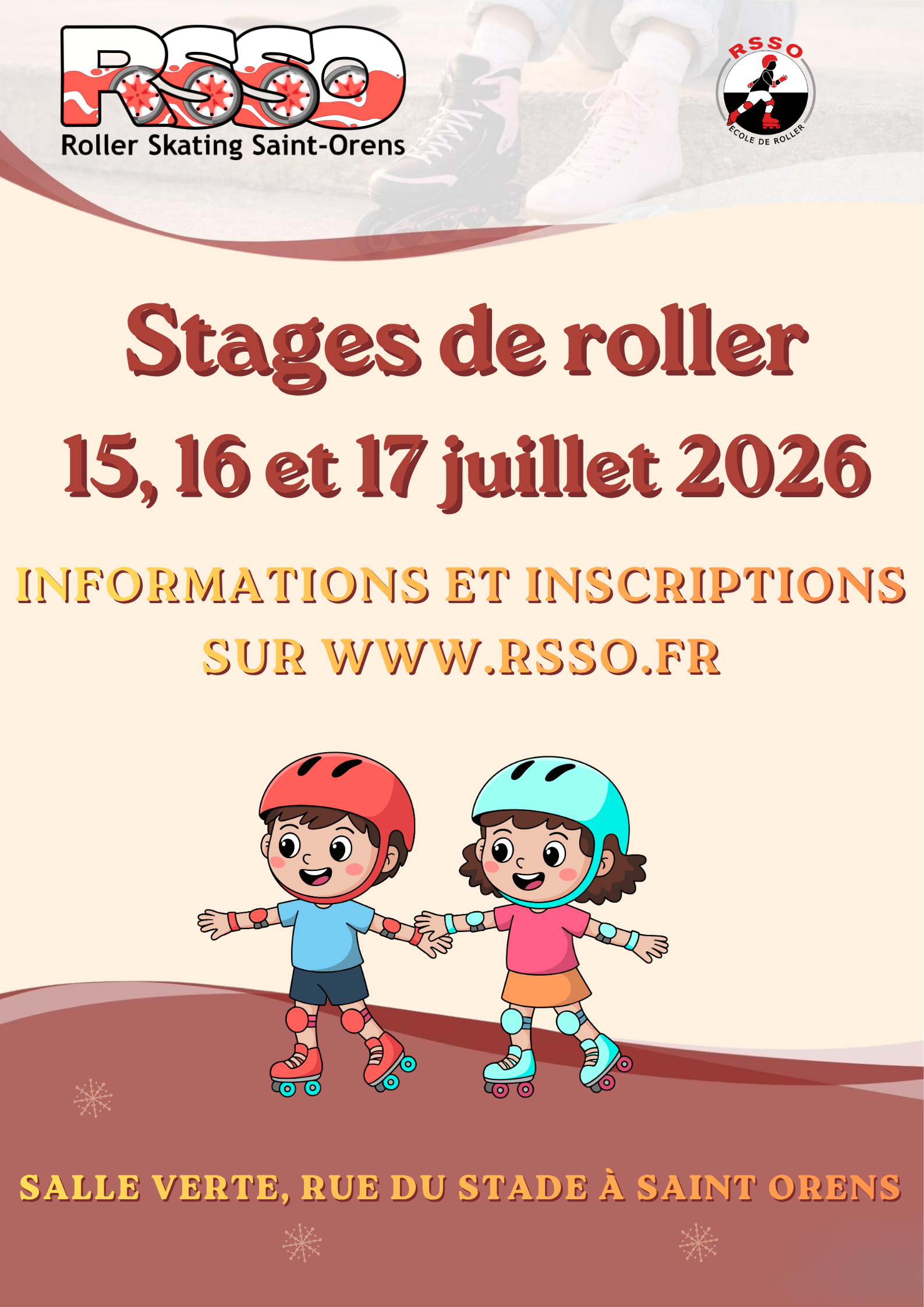 Stage roller 15 au 17 juillet 1