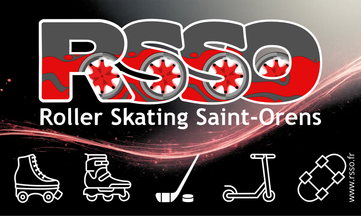 Sticker RSSO, fond noir